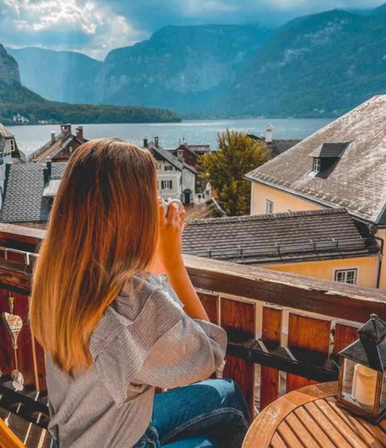 Pension Leopoldine Hallstatt Exterior foto